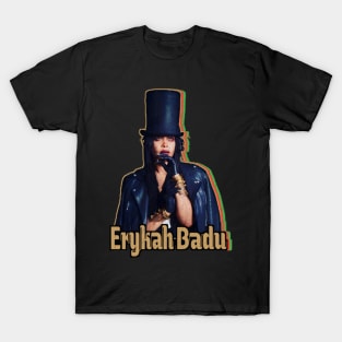 Erykah B three colored T-Shirt